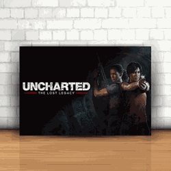 Placa Decorativa - Uncharted - 053k908 - Inter Adesivos Decorativos