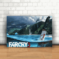 Placa Decorativa - Farcry 3 - 053k913 - Inter Adesivos Decorativos