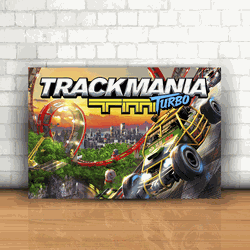 Placa Decorativa - Trackmania - 053k914 - Inter Adesivos Decorativos