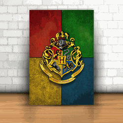 Placa Decorativa - Hogwarts Harry Potter - 053i095 - Inter Adesivos Decorativos