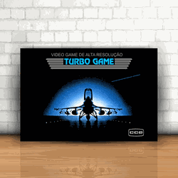 Placa Decorativa - Turbo Game - 053l988 - Inter Adesivos Decorativos