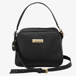 Bolsa Feminina de Couro Legítim Bau com Alças Tran... - Ipê Mulato