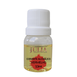 Corante Alcoólico Líquido Vermelho - DIJU042 - Julia essências e embalagens ltda