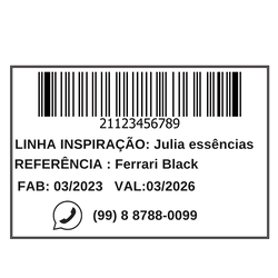 80 Etiquetas brancas para identificação dos seus produtos - DIJU015 - (Identifi... - Julia essências e embalagens ltda