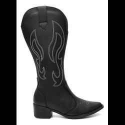 Bota Feminina Texana Cano Alto Country Rodeio - BO... - JECY SHOES