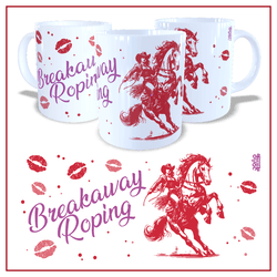 Caneca Breakaway Roping Branca - JOÃO RURAL