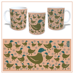 Caneca Patos Rosa - JOÃO RURAL