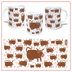 Caneca Vacas Brancas - JOÃO RURAL