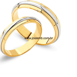 5820 - Alianças de Casamento Viçosa - Joias MB l Loja Oficial