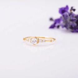  3345 - Anel de Noivado Taguatinga - Joias MB Loja Oficial