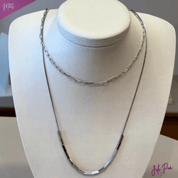 Colar Longo Luxo Silver - 45701 - JOLIPOA SEMIJOIAS