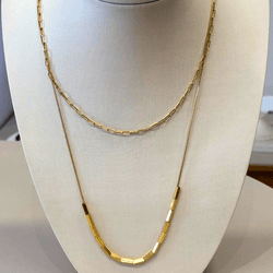Colar Longo Luxo Gold - 49001 - JOLIPOA SEMIJOIAS