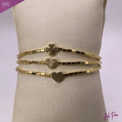 Pulseira Heart Gold - 40601 - JOLIPOA SEMIJOIAS