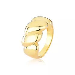 Anel Croissant Ouro - 75901 - JOLIPOA SEMIJOIAS