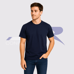 Camiseta Básica Azul Marinho - JR Confeções