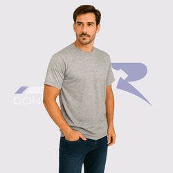 Camiseta Básica Mescla - JR Confeções