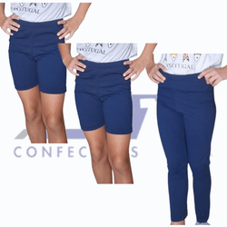 Bermudas Suplex e 1 Calça Legging Kit Infantojuven... - JR Confeções