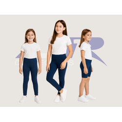 Kit 2 Calças Leggin & 1 Bermuda Suplex Feminina In... - JR Confeções