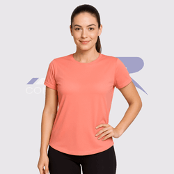 Baby Look Dryfit Rosa - JR Confeções