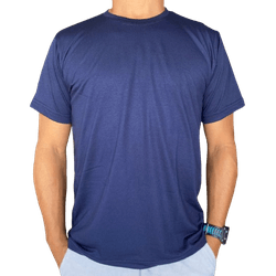 Camiseta Básica Unissex Azul Marinho - 4266 - JR Confeções