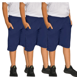 Bermuda Tactel Masculino Kit Infanto Juvenil - KIT... - JR Confeções