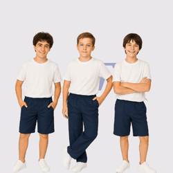 Kit 2 Shorts e 1 Calça Tactel - JR Confeções