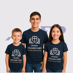 Kit 3 Camisetas Manga Curta Colégio William Carey - JR Confeções