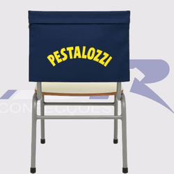 Sacolinha de Cadeira Pré Escola - Escola Pestalozz... - JR Confeções