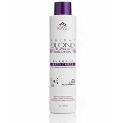 SHAMPOO MATIZADOR BRIGTHT BLOND KASI 1000 ML - 101... - KASI Cosméticos