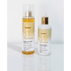 KIT GOLD GLOW KASI - 6659 - KASI Cosméticos