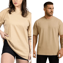 Camiseta Oversized Masculina e Feminina Longa 100%... - LA CASA DO DROP