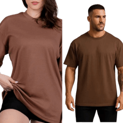 Camiseta Oversized Masculina e Feminina Longa 100%... - LA CASA DO DROP