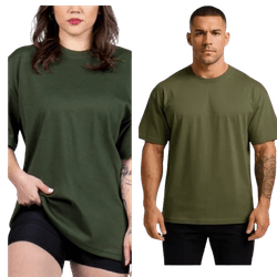 Camiseta Oversized Masculina e Feminina Longa 100%... - LA CASA DO DROP