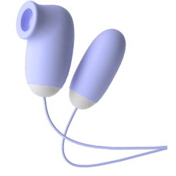 Vibrador Bullet e sugador com controle de formato ... - L'amour Boutique Erótica