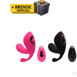 Vibrador Ponto G e Plug Anal Dibe - Recarregável 7... - L'amour Boutique Erótica