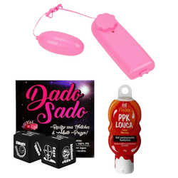 Vibrador bullet Excitante sabor menta e dadinho de... - L'amour Boutique Erótica
