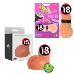 Kit despedida de solteira tapa lata pênis e gravat... - L'amour Boutique Erótica