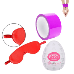 kit Mascara/ Venda para olhos Masturbador egg e al... - L'amour Boutique Erótica