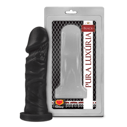Dildo Pênis Realístico Preto Maciço - 15,3cm X 4cm... - L'amour Boutique Erótica