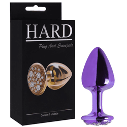 Prazer anal plug anal m Lilás Com Pedra Cravejada ... - L'amour Boutique Erótica