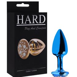 Prazer anal plug anal p Azul Com Pedra Cravejada E... - L'amour Boutique Erótica