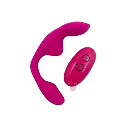 Vibrador de Casal com Controle Recarregável 9 modo... - L'amour Boutique Erótica