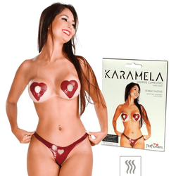 Calcinha comestível tamanho u - Chocolate Karamela... - L'amour Boutique Erótica