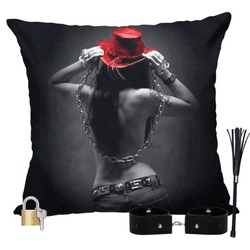 Almofada Porta Objeto Dominatrix - Preto - L'amour Boutique Erótica