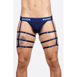 Jockstrap 3 Ligas Id AZUL - L'amour Boutique Erótica