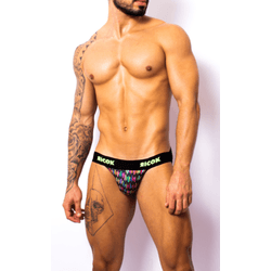 Jockstrap Estampada - Preta E Colorido - L'amour Boutique Erótica