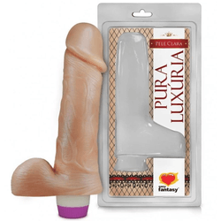 PrÓtese RealÍstica Com Vibro 18 Cm - L'amour Boutique Erótica