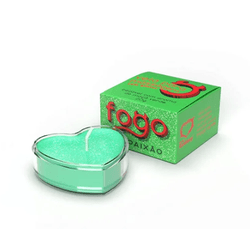 Vela Maçã Verde beijável para Massagem Fogo Da Pai... - L'amour Boutique Erótica