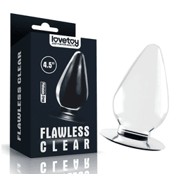 Flawless Clear - Plug anal transparente - L'amour Boutique Erótica