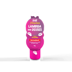 Lambida dos Deuses - Sabor Groselha - Gel Beijável - L'amour Boutique Erótica